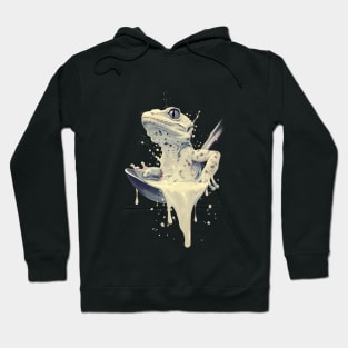 Crested Gecko in a Ladle Hoodie